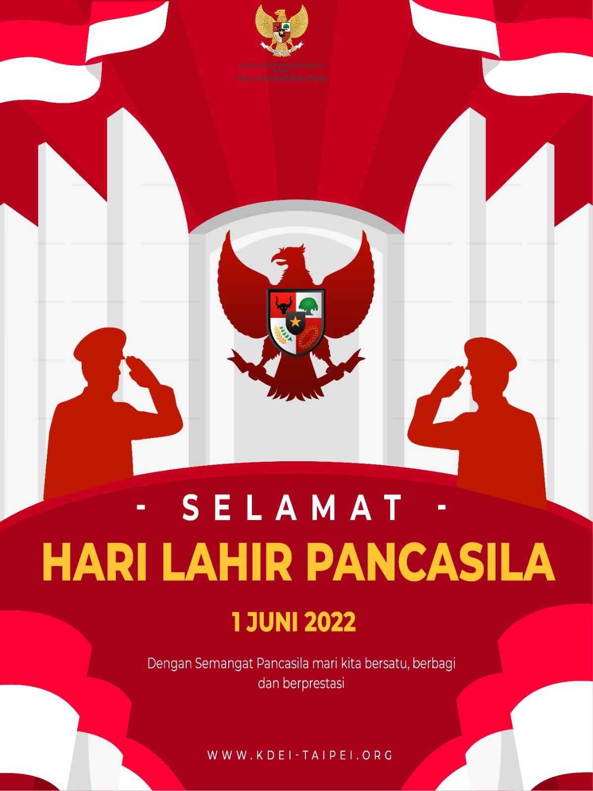 Peringatan Hari Lahir Pancasila 1 Juni 2022