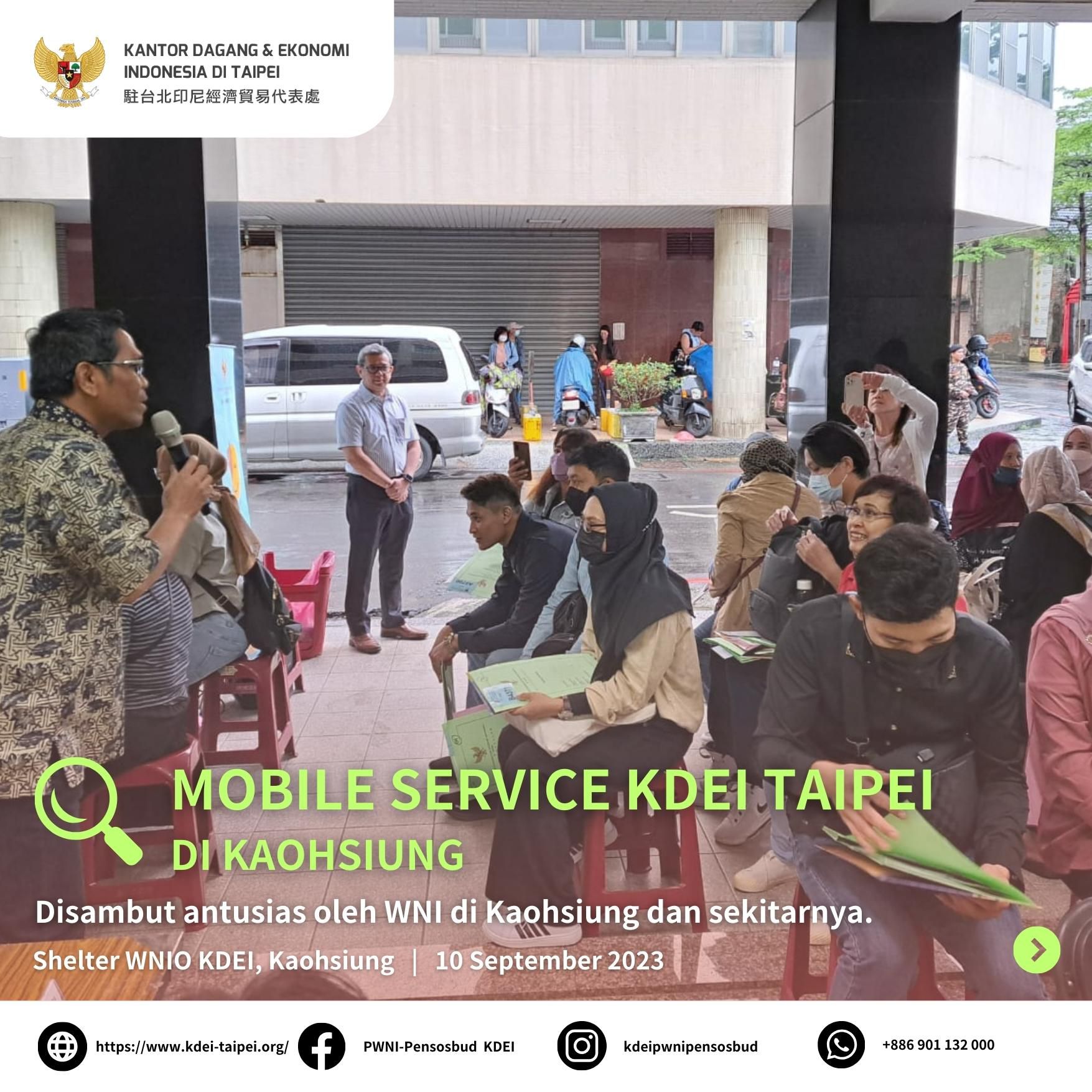 SEKILAS DOKUMENTASI KEGIATAN MOBILE SERVICE DI KAOHSIUNG