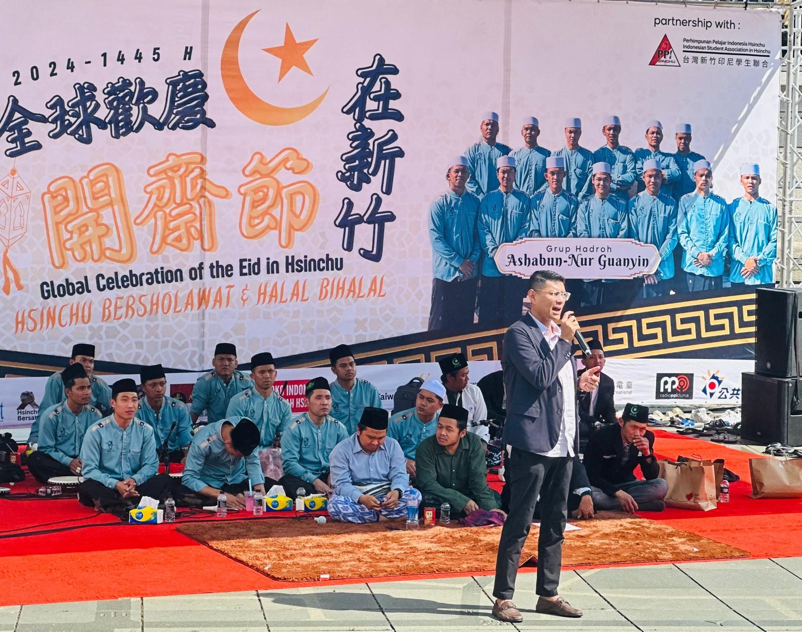 Kepala KDEI menghadiri acara Hsinchu Bersholawat dan Halal Bilhalal  Hsinchu, 22 April 2024