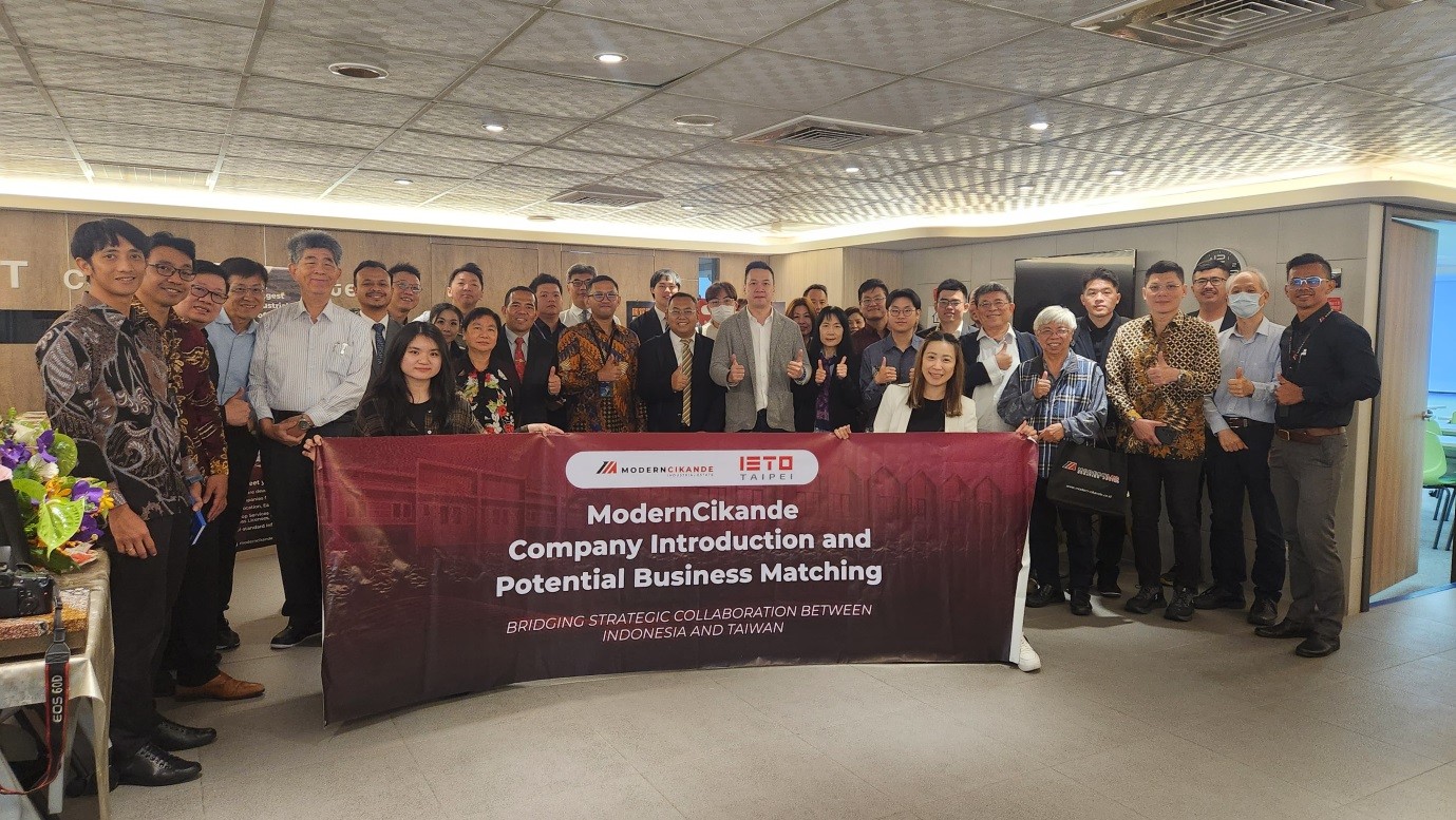 KDEI Taipei Melakukan Promosi Peluang Investasi di Indonesia bersama Kawasan Industri Modern Cikande Kepada Calon Investor Taiwan