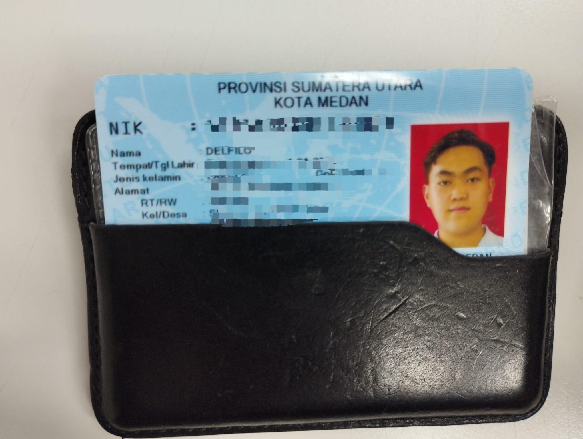 Telah Ditemukan dompet dan kartu identitas atas nama Delfilo
