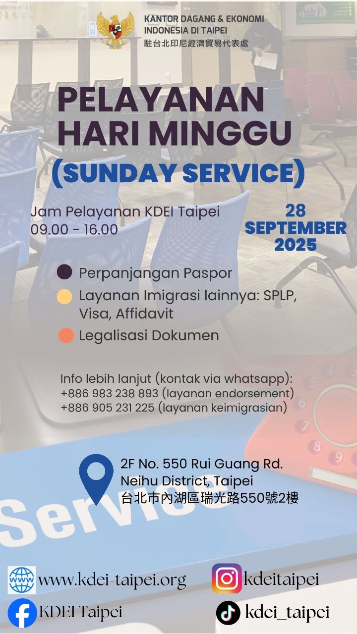 Layanan Hari Minggu (Sunday Service) Tanggal 28 September 2025